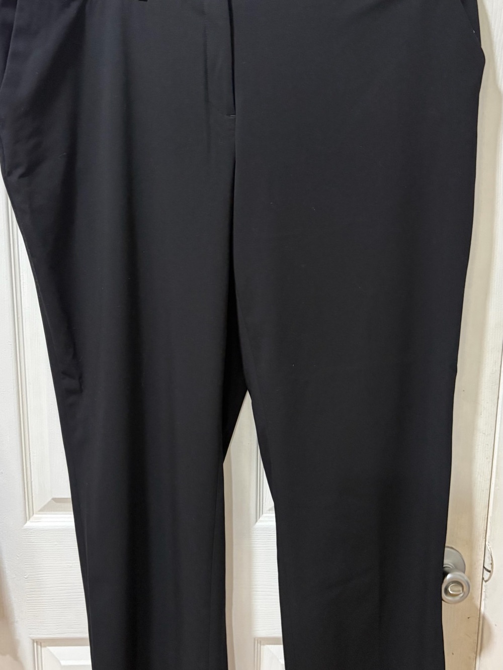 Liz Claiborne Black Women's Straight-Leg Dress Pants